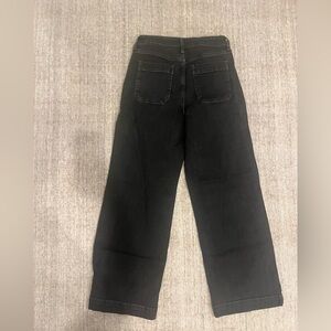 JBD wide leg high rise black jeans